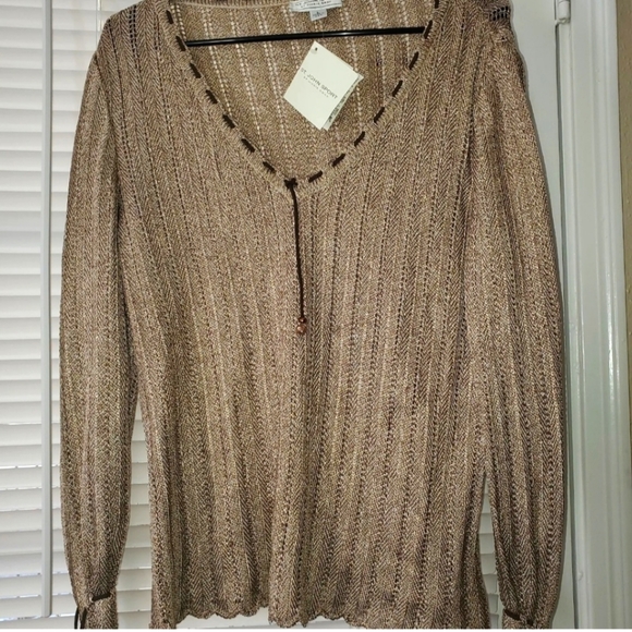 NWT St.John Sport by Marie Gray Womens Blouse Large - Picture 2 of 10